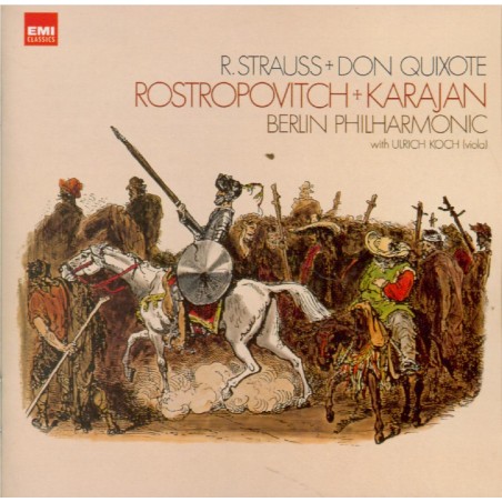 STRAUSS - Karajan - Don Quixote, pour violoncelle, alto et grand orchest remastered by Yoshio Okazaki, import Japon..